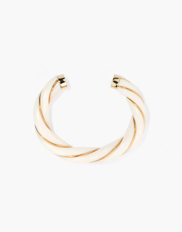 Aurelie Biderman Diana Bangle Ivory