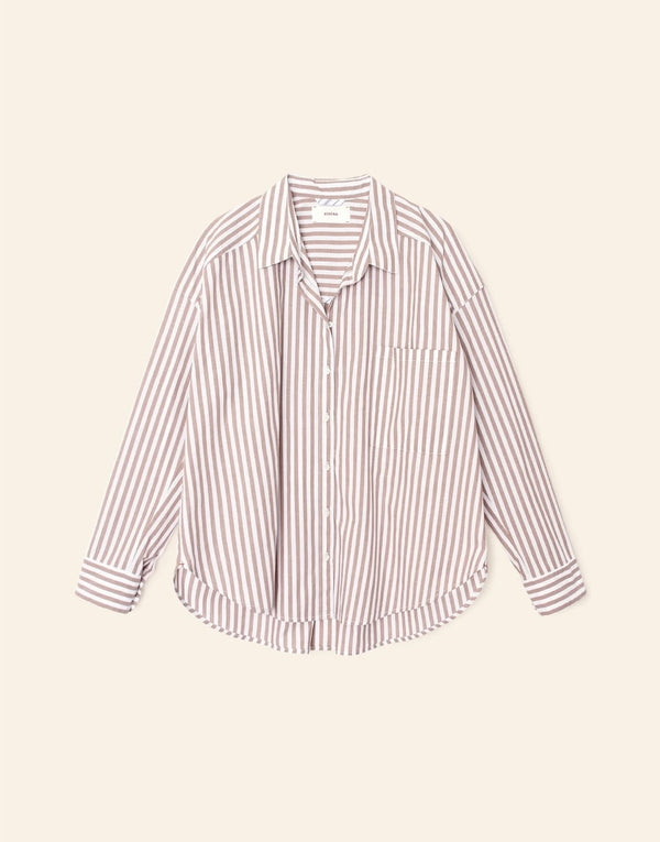 Xirena Jordy Striped Shirt Cafe