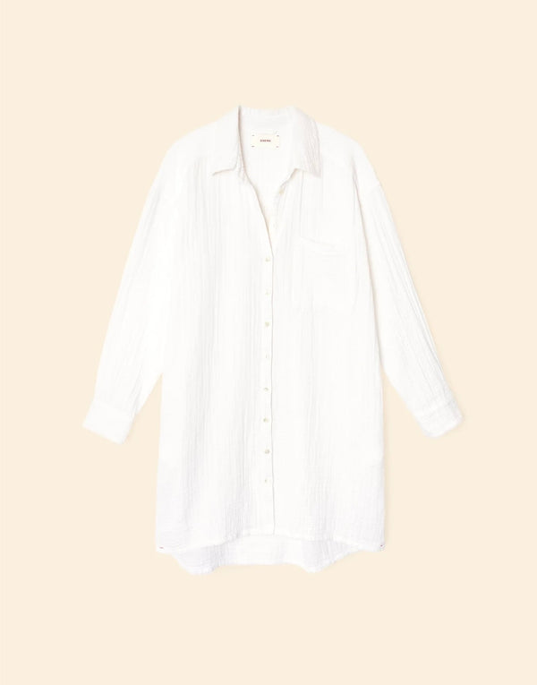 Xirena Tyson Shirt Dress White