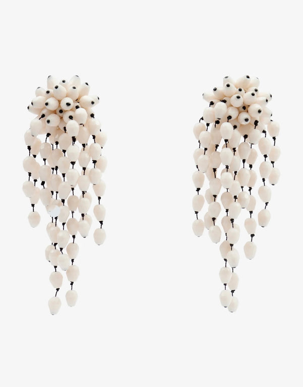 Isabel Marant Hanabi Earrings White