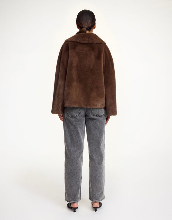 By Malene Birger Jacquie faux fur jacket