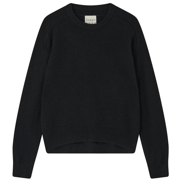 Jumper 1234 Oversized Crew Black