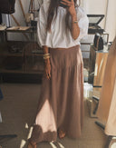 Xirena Ash Brown Evelyn Skirt