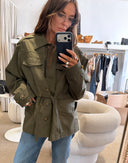 Vanessa Bruno Eliane Utility Oversized Cotton Jacket