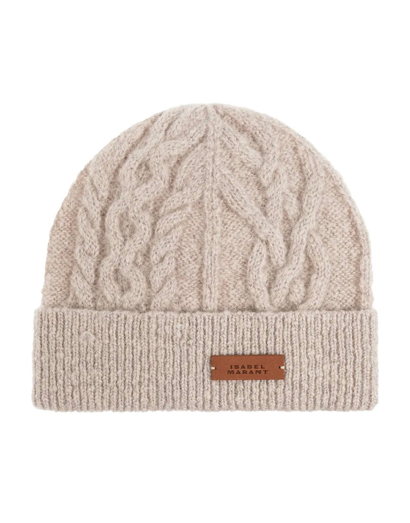 Isabel Marant Toile Beige Beanie Hat