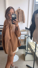 Bellerose AMEVY V-NECK SWEATER camel