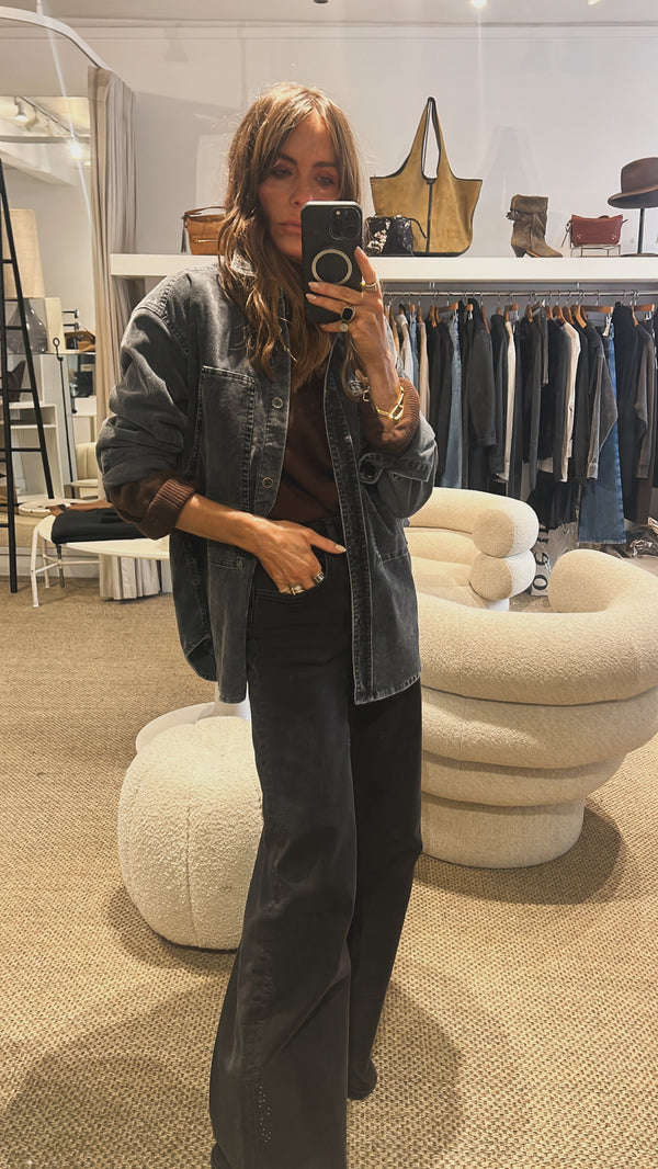 Isabel Marant Oriana Overshirt/Jacket Vintage  Black