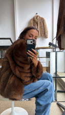 ORR Faux Fur Brown Jacket
