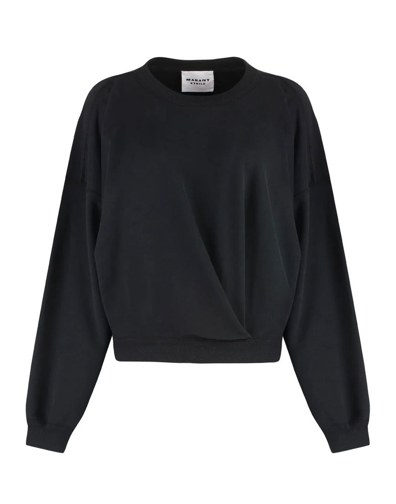 Isabel Marant Etoile Paulia Black Sweatshirt