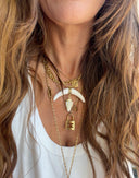 Isabel Marant Ecru Buffalo Necklace