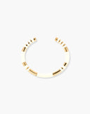 Aurelie Bidermann Positano Ivory Gold Bangle