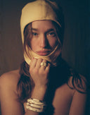 Aurelie Bidermann Positano Ivory Gold Bangle