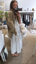 By Malene Birger Dea Oversized Denim Shirt Coconut