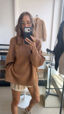 Bellerose AMEVY V-NECK SWEATER camel