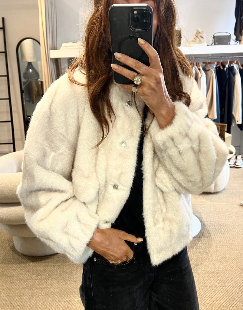 Bellerose Enora Faux Fur Jacket