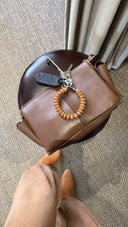 ina.Seifart Short Phone Bracelet Key Chain Mocca