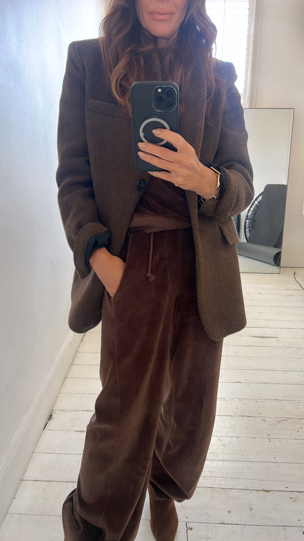 Citizens Of Humanity Brynn Drawstring Velour Pant