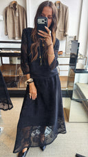 Beaumont Organic Lyla Black Lace Skirt