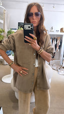 By Malene Birger Dea Oversized Denim Shirt Coconut