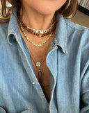 Hearts Tennis Necklace