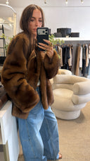 ORR Faux Fur Brown Jacket