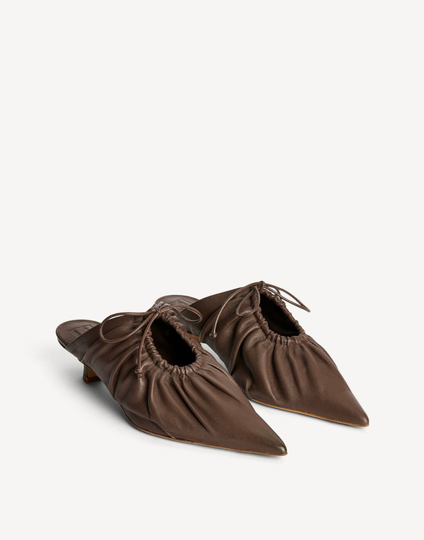 By Malene Birger Masey Brown Kitten Heels