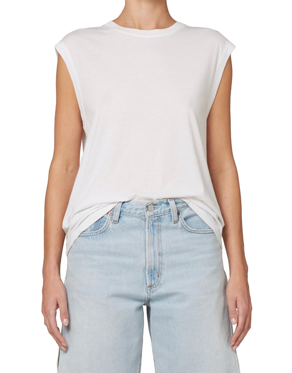 Agolde Raya Whitl Muscle T Shirt
