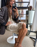 Herskind Herbert Slip Skirt Creme