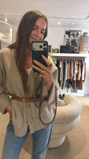 ina.Seifart Phone Necklace Brown