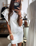 ISABEL MARANT Orlane Dress White