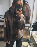 Soeur Gilda Deep Khaki Scarf