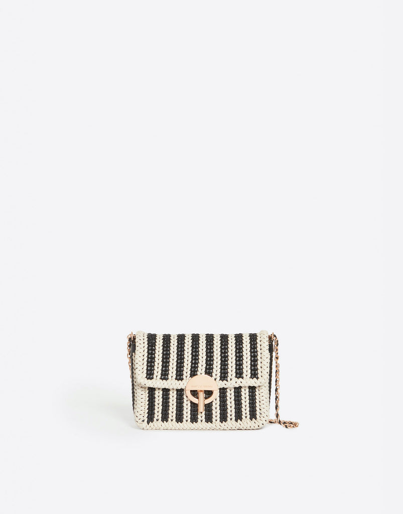 Vanessa Bruno Black and White Moon Bag