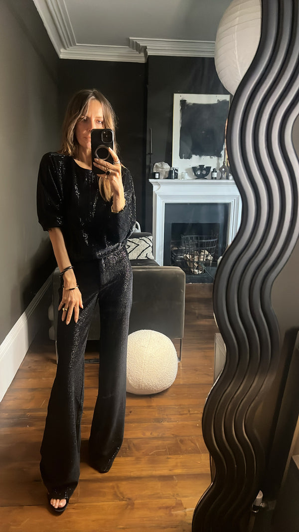 Masscob Funke Soft Sparkle Knit Top