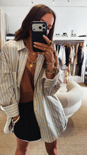 By Malene Birger Derris Stripe New Beige