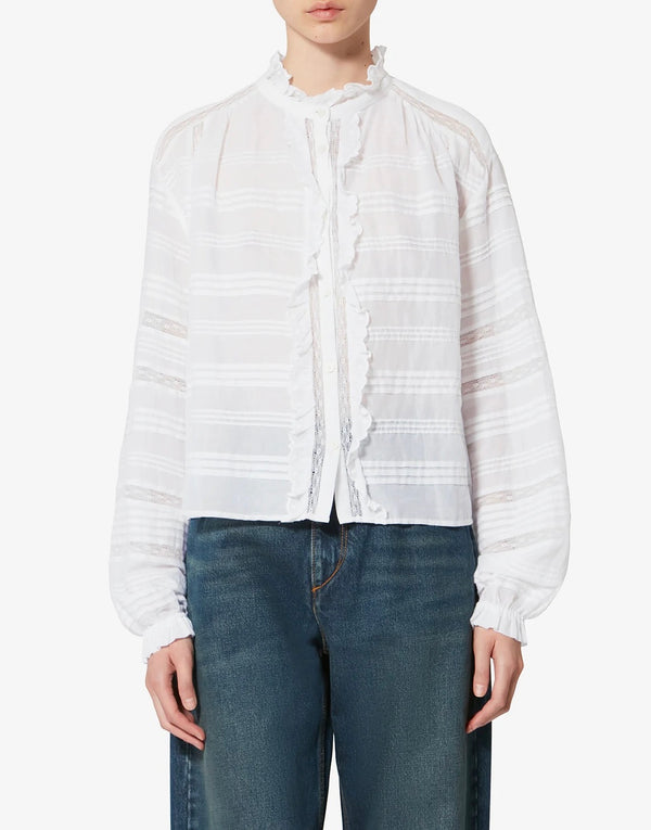 Isabel Marant Peline White Blouse