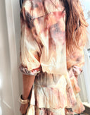 Isabel Marant Jocadia Ruffle  Beige Shorts