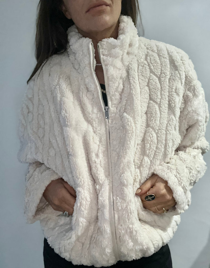 Isabel Marant Etoile Ivana Ecru Knit Jacket