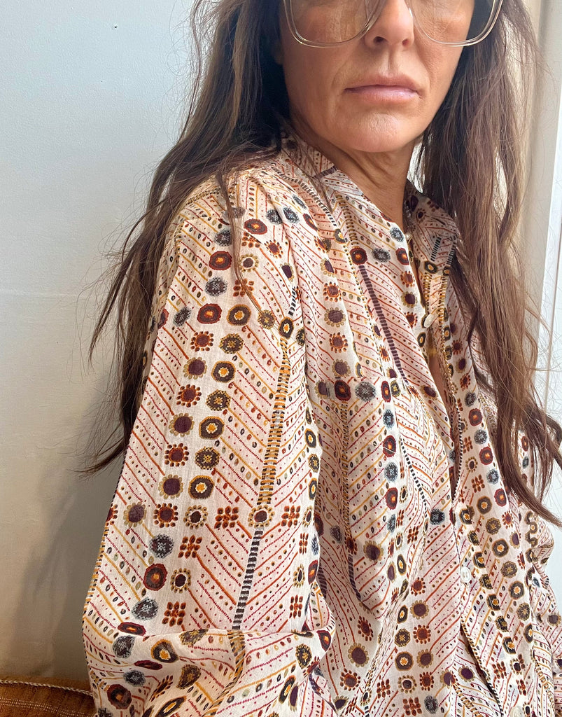 Isabel Marant Mexica Ecru Print Blouse – Neilson Boutique