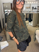 Xirena Romeo Camo Fleece Top