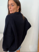 Bellerose AMEVY V-NECK SWEATER navy