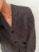 Bellerose DATURA ANGORA-BLEND CARDIGAN pirate