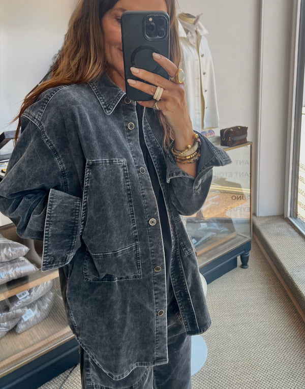 Isabel Marant Oriana Overshirt/Jacket Vintage  Black