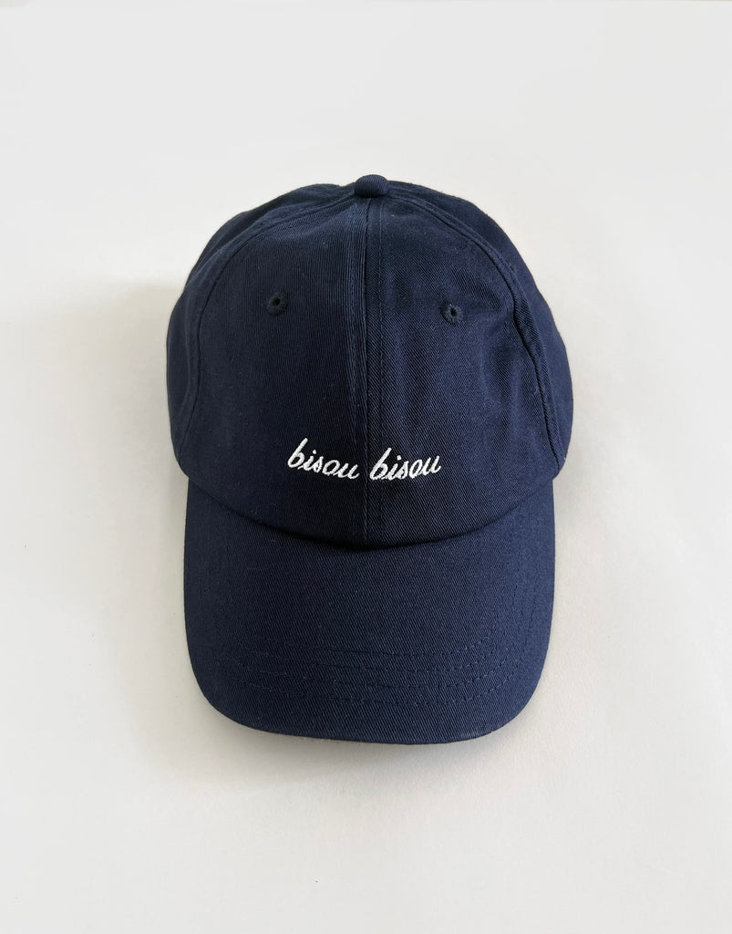 Le Scarf Bisou bisou Navy Cap