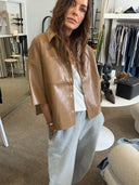 Citizens Of Humanity Frances Shirt Toffee