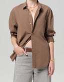 Citizens Of Humanity Kayla Shirt Cocoa