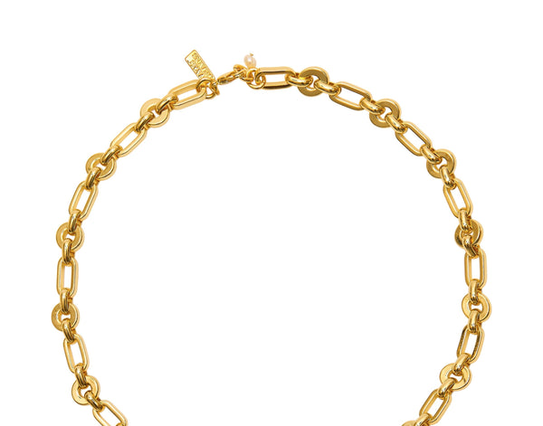 Talis Chains Chunky Link Necklace - Gold