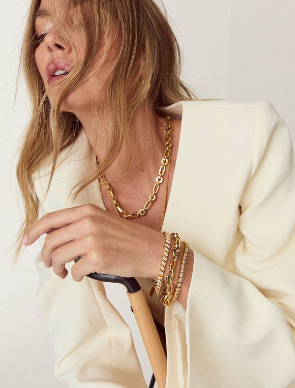 Talis Chains Chunky Link Necklace - Gold