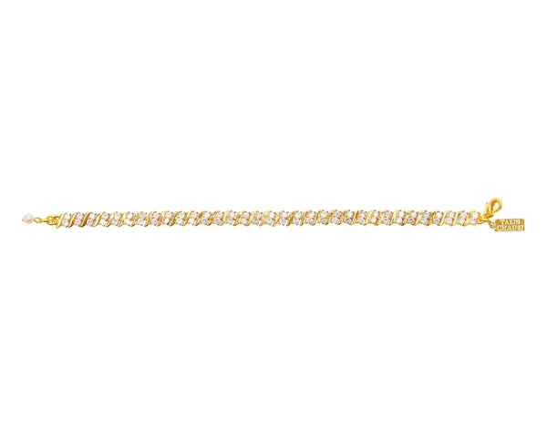 Talis Chains Ridged Tennis Bracelet
