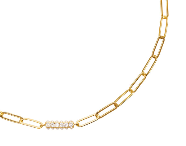 Talis Chains Paper Clip Choker