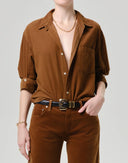 Citizens Kayla Fine cord Shirt Manuka